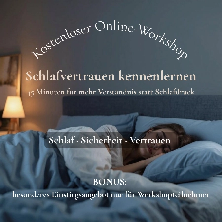 Kostenloser Schlafvertrauen-Workshop zum Thema nächtliches Erwachen